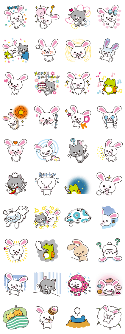 Mofy Part2 Line Sticker GIF & PNG Pack: Animated & Transparent No Background | WhatsApp Sticker