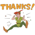 Peter Pan (Classic) Sticker for LINE & WhatsApp | ZIP: GIF & PNG