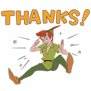 Peter Pan (Classic) Sticker for LINE & WhatsApp | ZIP: GIF & PNG