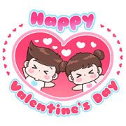 Boobib Boobie In Love Sticker for LINE & WhatsApp | ZIP: GIF & PNG