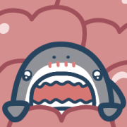 Mr. Shark in Love Sticker for LINE & WhatsApp | ZIP: GIF & PNG
