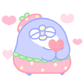 PP mini Strawberry stickers
