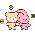 Pink & Ven’s Real Love Sticker for LINE & WhatsApp | ZIP: GIF & PNG