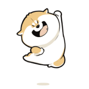 Puppy Goji is Here Sticker for LINE & WhatsApp | ZIP: GIF & PNG