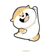Puppy Goji is Here Puppy Goji is Here Sticker for LINE & WhatsApp | ZIP: GIF & PNG