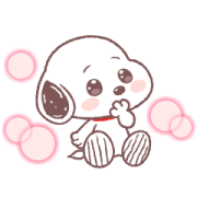 Teary-Eyed Snoopy Sticker for LINE & WhatsApp | ZIP: GIF & PNG