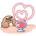 Unfriendly Animals: Love Comedy Sticker for LINE & WhatsApp | ZIP: GIF & PNG