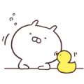 Usamaru Moving 4ever Sticker for LINE & WhatsApp | ZIP: GIF & PNG