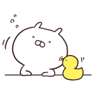 Usamaru Moving 4ever Usamaru Moving 4ever Sticker for LINE & WhatsApp | ZIP: GIF & PNG