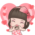 Cutie Tight Sticker for LINE & WhatsApp | ZIP: GIF & PNG