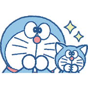 Doraemon & Tons of Cats Stickers Sticker for LINE & WhatsApp | ZIP: GIF & PNG