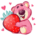 Lotso (Lovely Strawberries) LINE Sticker