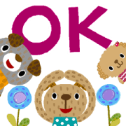 Picture Book DOGDOGDOG Summer Stickers Sticker for LINE & WhatsApp | ZIP: GIF & PNG