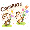 Chip 'n' Dale by Honobono LINE Sticker