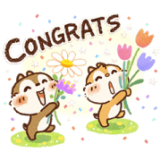 Chip 'n' Dale by Honobono LINE Sticker