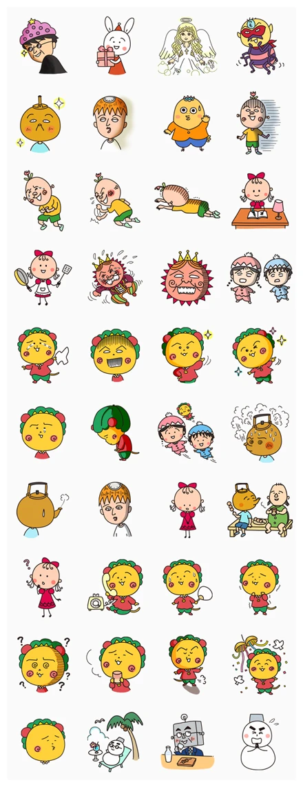 COJI-COJI&friends WhatsApp Sticker PNG