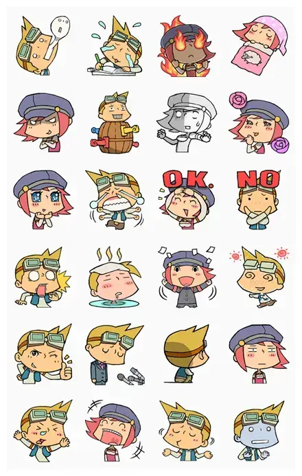 LINE HERO COLLECTORS WhatsApp Sticker GIF