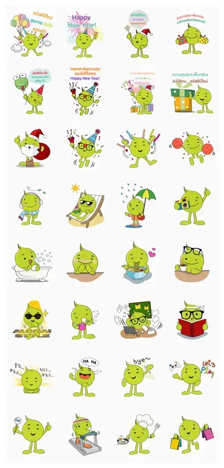 Aunjai WhatsApp Sticker PNG