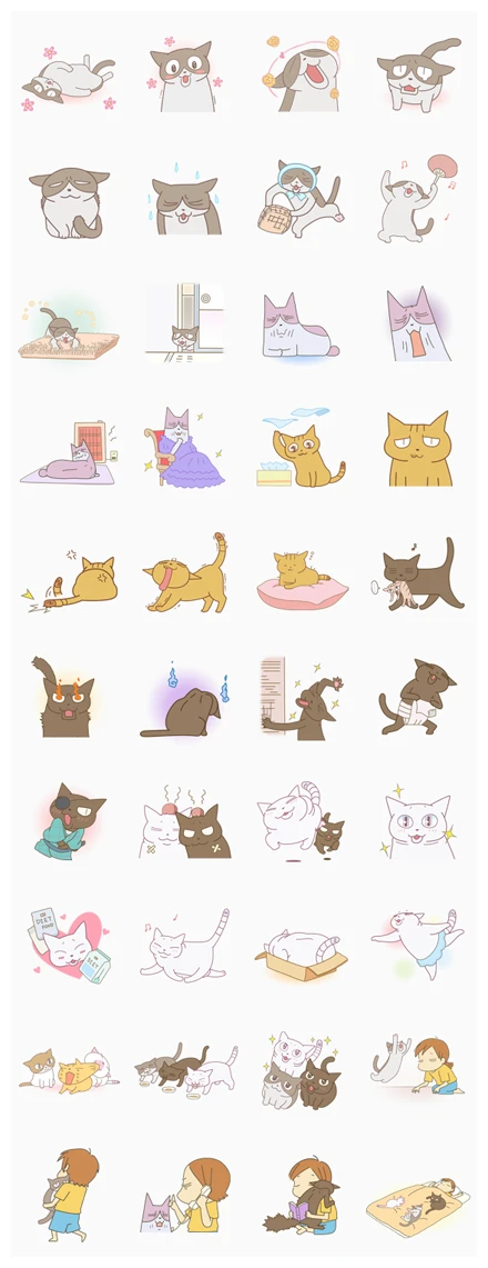 ANIME KURUNEKO WhatsApp Sticker PNG