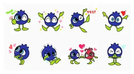Buruburu-kun WhatsApp Sticker PNG