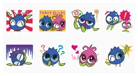 Buruburu-kun WhatsApp Sticker PNG