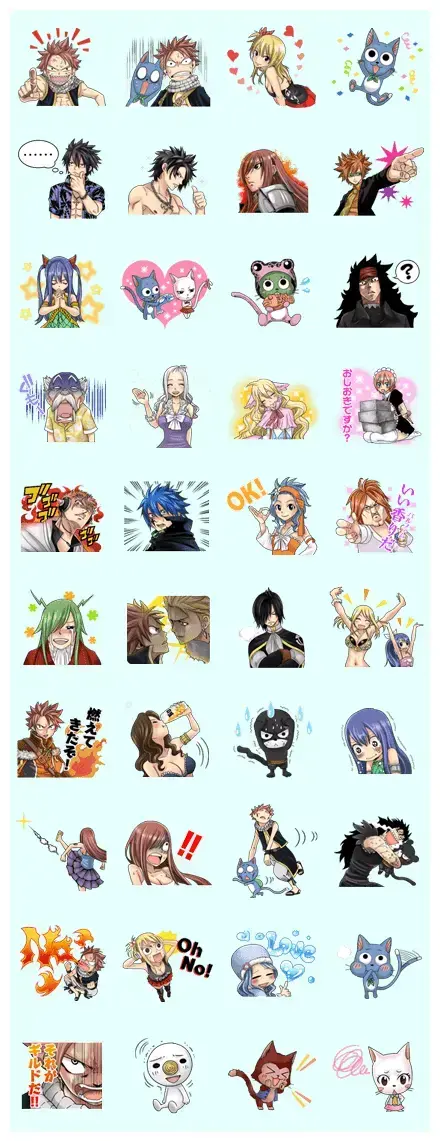 FAIRY TAIL WhatsApp Sticker GIF-1229