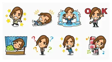 Jang Geun Suk (Lotte Duty Free Store Ver) WhatsApp Sticker GIF