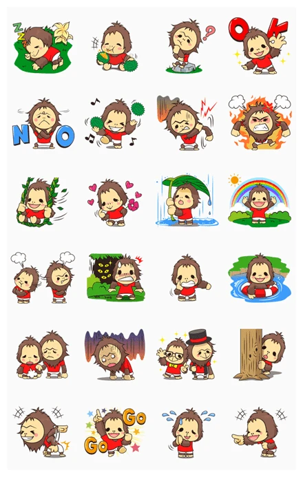 OrangUtan Special - WWF Indonesia WhatsApp Sticker PNG