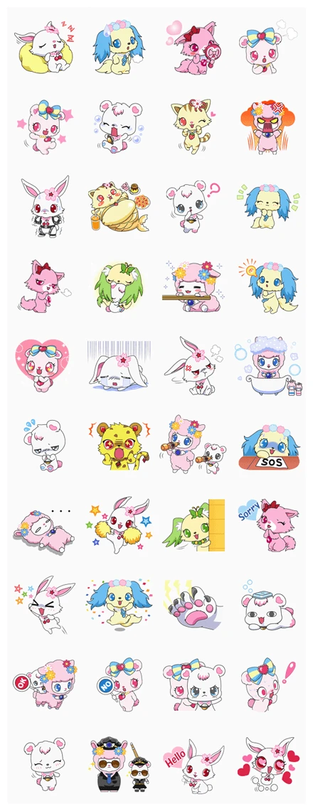 Jewelpet WhatsApp Sticker PNG