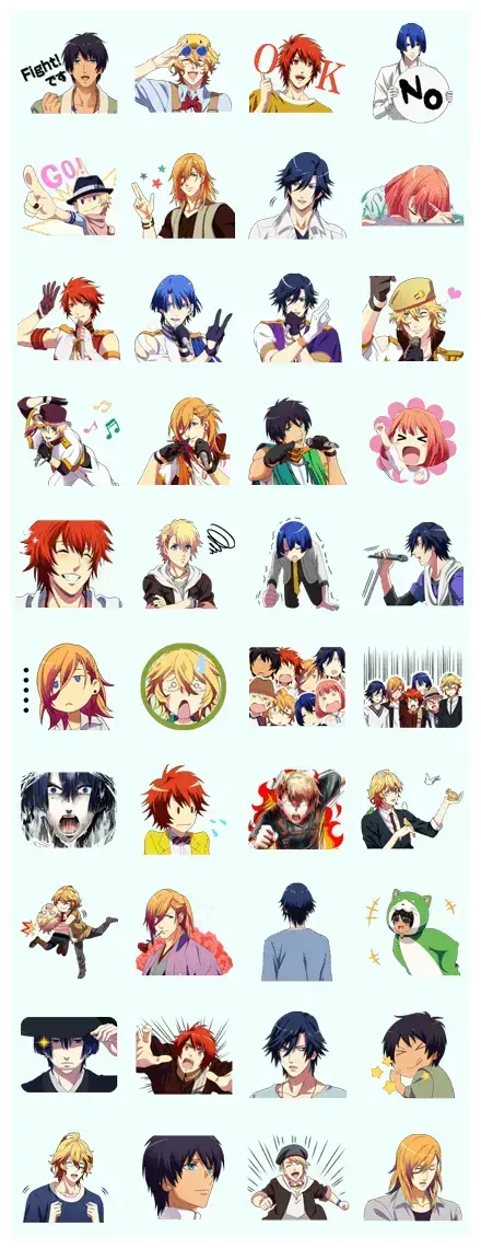 Uta No Prince Sama 2 WhatsApp Sticker PNG
