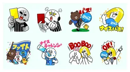 AQUARIUS × LINE Characters WhatsApp Sticker PNG
