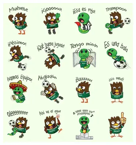 Soccer Sony WhatsApp Sticker PNG
