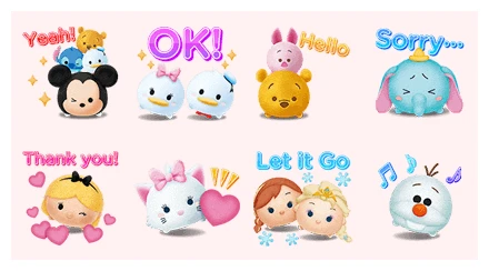 LINE: Disney TsumTsum WhatsApp Sticker PNG