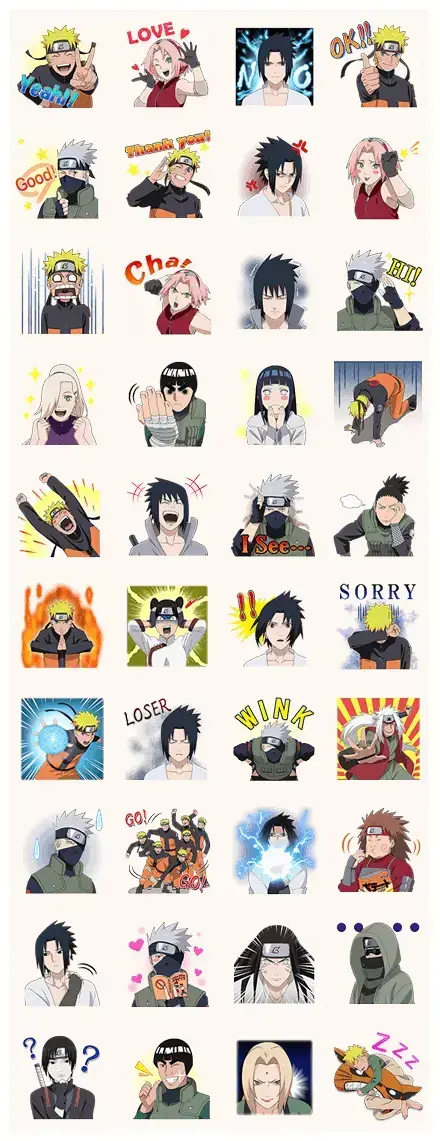 Join the Ninja World: NARUTO WhatsApp Sticker Pack