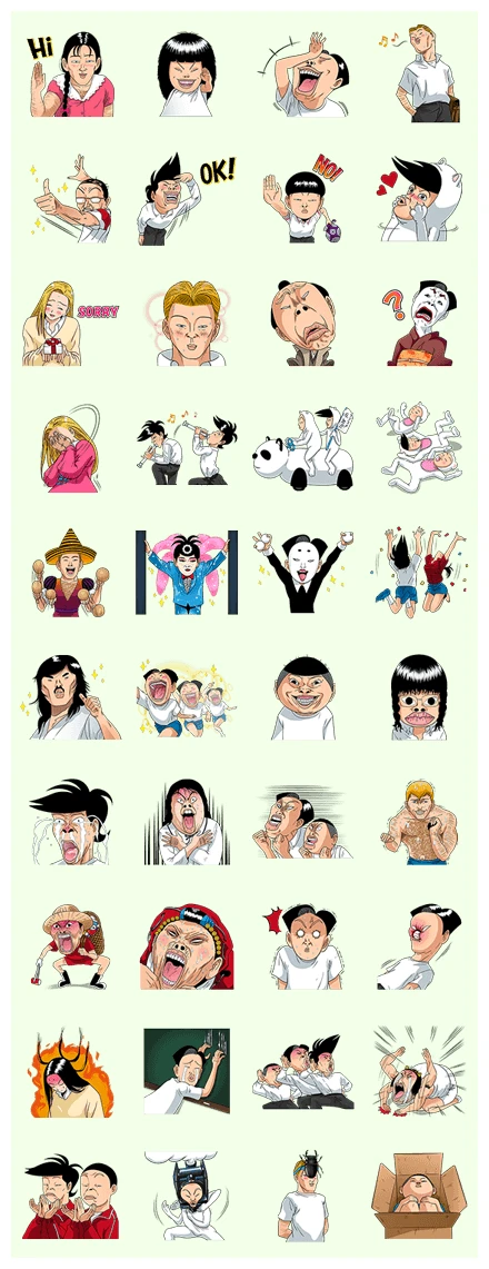 Ike! Inachu Takkyu-bu: Best Gags Edition WhatsApp Sticker PNG