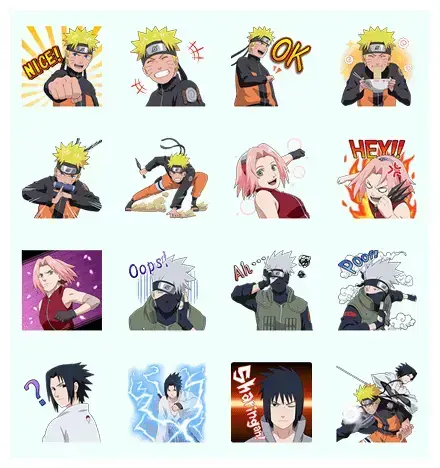 Immerse in Naruto's WhatsApp Manga World with WhatsApp Stickers
