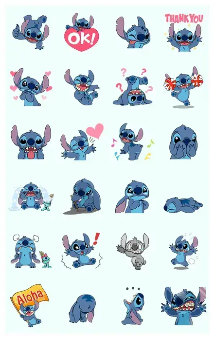 Stitch: Animated Stickers WhatsApp Sticker GIF