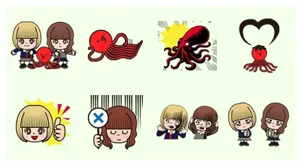 Tako & Renshiba: Animated Stickers WhatsApp Sticker GIF