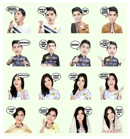 KetupaTIM3 Raisa and Al Ghazali WhatsApp Sticker GIF