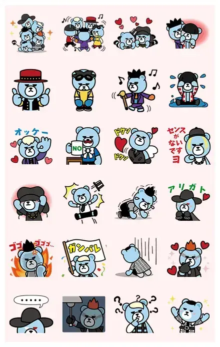 KRUNK × BIG BANG: Animated Stickers WhatsApp Sticker PNG