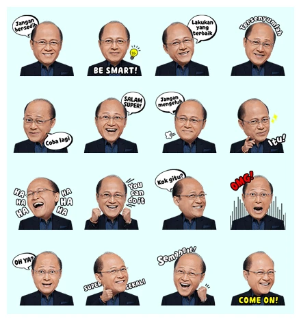 Mario Teguh's Super Greeting WhatsApp Sticker PNG