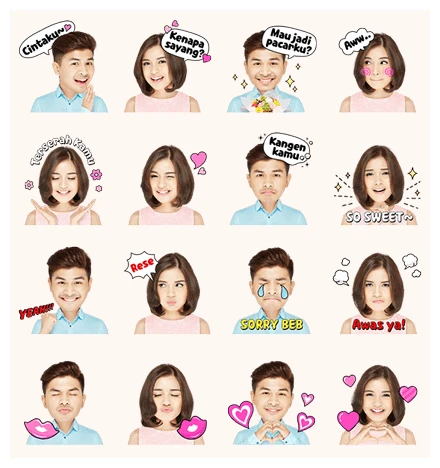 Chelsea-Glenn Power Couple WhatsApp Sticker PNG