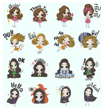 Sassy Girls by Sunsilk – Collection 2 WhatsApp Sticker PNG