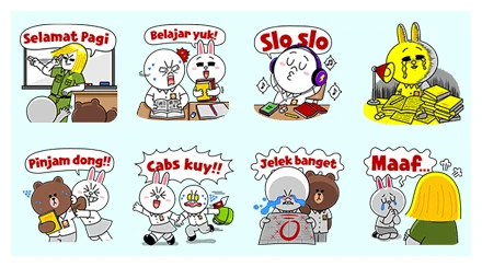 Indonesian School Memories WhatsApp Sticker PNG