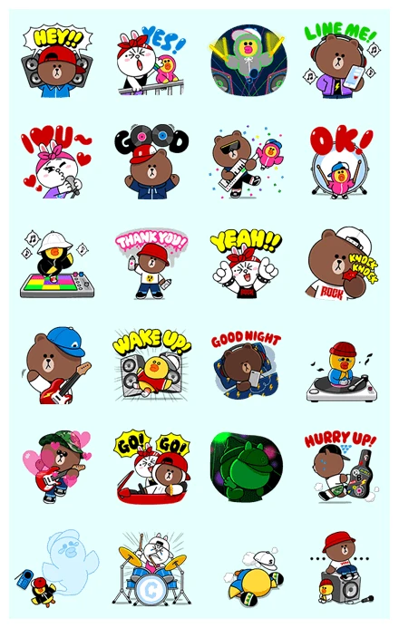 Beat Brown WhatsApp Sticker PNG