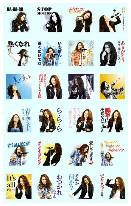 Maki Ohguro Music Stickers WhatsApp Sticker PNG