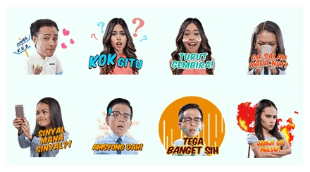 Susah Sinyal WhatsApp Sticker PNG