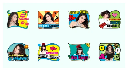 Via Vallen WhatsApp Sticker PNG