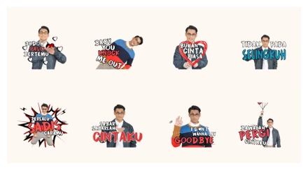 Afgan: Dekade WhatsApp Sticker PNG