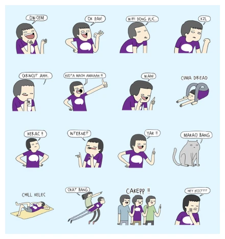 Axis × Tahilalats WhatsApp Sticker PNG